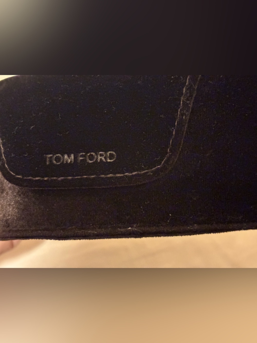 Tom Ford Black Velvet Sunglasses Pouch - Picture 2 of 5
